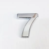 Cemax 7 Rakamı 3,75 cm Krom Yapışkanlı