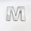Cemax M Harfi  3,75 cm Krom Yapışkanlı