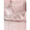 Çift Kişilik Jakarlı Saten Nev Takımı Jana Pembe