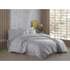 Çift Kişilik Poplin Premium Nakışlı Nev Diva Gri