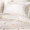Çift Kişilik Poplin Premium Nakışlı Nev Emilia Krem