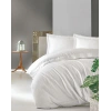 Çift Kişilik Saten Nev Takımı Elegante Beyaz
