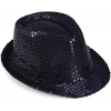 Çocuk Boy Siyah Payetli Şapka Gösteri Şapkası Michael Jackson Şapkası 54 No