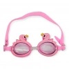 Çocuk Yüzücü Gözlüğü Silikon Taşıma Çantalı Pembe Kuğu - 9014