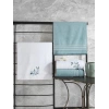 Colorful %100 Pamuk Hamam Havlu Seti Mint Beyaz