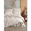 Cotton Keten Çift Kişilik Nev Takımı Pelias
