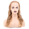 Dalgalı Front Lace Gerçek Tül Peruk / Kumral / 60/65cm
