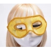 Dantel Tül Malzemeden İmal Sarı Renk B Parti Maskesi Venedik