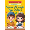 Dik Temel Harflerle Standart Renkli Kareli Yazı Defteri