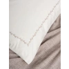 Embrova Şönil Çift Kişilik Yatak Örtüsü/Pike Takımı Loom Bej