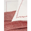 Embrova Şönil Çift Kişilik Yatak Örtüsü/Pike Takımı Loom Bordo