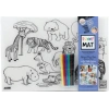 Funny Mat - Evcil Hayvanlar Ve Vahşi Hayvanlar 6Lı Kalem Hediyeli 30 x 40 cm
