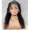 Gerçek Front Lace Tül Peruk / Derin Dalgalı / Doğal 70/75cm
