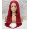 Gerçek Front Lace Tül Peruk / Düz / Kızıl 70/75cm