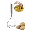 İnox Paslanmaz Metal Patates Ezici Püre Yapıcı 27 cm