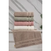 Jakarlı 4´lü 50x90 El Havlusu Maddy