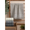 Jakarlı 4´lü 50x90 El Havlusu Nori V2