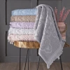 Jakarlı 6lı 70x140 Banyo Havlusu Neroli