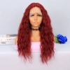 Kabarık Dalgalı Kızıl Tül Peruk