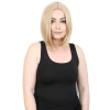 Kahkülsüz Düz Kısa Fiber Sentetik Peruk / Balköpüğü
