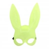 Karanlıkta Parlayan Fosforlu Tavşan Maskesi – Glow Bunny Masquerade Maske (32x22 cm)