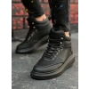 KB-0994   Siyah Cilt  Siyah  Yüksek Taban  Erkek Bilek Bot