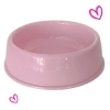 Kedi Köpek Plastik  Ve Su Kabı 20 cm - 200 ml Pembe