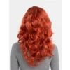 Kızıl Renk Kahküllü Dalgalı Uzun Parti Peruğu
