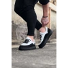 Kömür Beyaz Ortopedik Taban Erkek Casual Ayakkabı