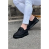 Kömür Cilt Ortopedik Taban Erkek Casual Ayakkabı
