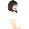 Küt Kahküllü Fiber Sentetik Peruk / Siyah