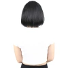 Küt Kahküllü Fiber Sentetik Peruk / Siyah