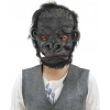Lateks Goril Maskesi Maymun Maskesi Et Maskesi Orangutan Siyah Saçlı 4 No