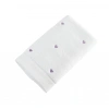 Lubow Love Beyaz Lila Nakışlı 50x90 6lı Havlu Seti