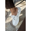 Mevsimlik Keten Ayakkabı  Beyaz