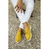 Mevsimlik Keten Ayakkabı  Sarı