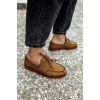 Mevsimlik Keten Ayakkabı  Taba