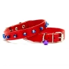 Nazar Boncuklu Kedi Ve Küçük Irk Köpek Tasması 1x14-18 cm Kırmızı Xsmall