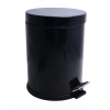 Onno Siyah Pedallı Çöp Kovası 5 Lt