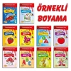 Örnekli Boyama Dizisi 10  Set
