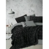 Ranforce Çift Kişilik Yatak Örtülü Nev Takımı Limi Viggo Siyah