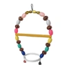 Renkli Boncuklu Oval Hlı Papağan Salıncağı 15 cm-23 cm