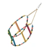 Renkli Boncuklu Ve Merdivenli Damla Kuş Salıncağı 9-24 cm