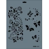 Rich New Seri N-117 Stencil 35x25 cm