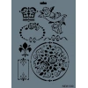 Rich New Seri N-330 Stencil 35x25 cm