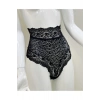Siyah Dantelli Yüksek Bel Külot Venüs-K1013
