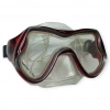 Temper Camlı Dalış Maskesi Yetişkin - 51709-KIRMIZI