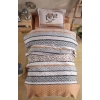 Tek Kişilik Yatak Örtüsü Afro v1 Somon