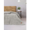 Wave Gri Çift Kişilik Yorgan