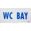 Wc Bay Uyarı Levhası 12,5x25 KOD: DEK 1783